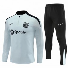 FC Barcelona White Training Technical Football Tracksuit 2024-25