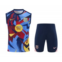 FC Barcelona Adult Pre Match Training Sleeveless Football Kit 2025-26