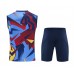 FC Barcelona Adult Pre Match Training Sleeveless Football Kit 2025-26