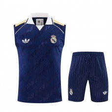 Real Madrid Adult Originals Blue Sleeveless Football Kit 2025-26 Real Madrid Adult Originals Blue Sleeveless Football Kit 2025-26
