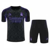 Real Madrid Adult Pre Match Black Training Kit 2025-26