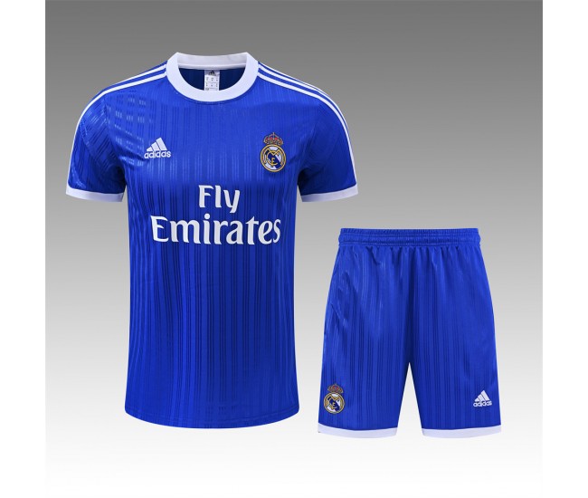 Real Madrid Adult Pre Match Blue Football Kit 2026-27
