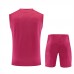 Real Madrid Adult Pre Match Sleeveless Red Football Kit 2026-27