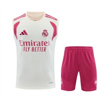 Real Madrid Adult Strike Sleeveless White Football Kit 2026-27