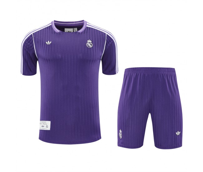 Real Madrid Mens Terrace Icons Purple Training Kit 2025-26