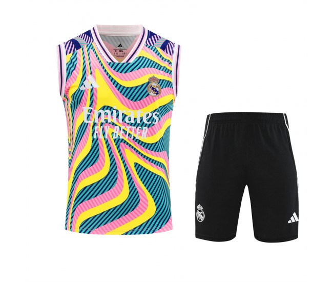 Real Madrid Adult Warm Up Sleeveless Training Kit 2025-26
