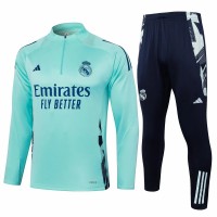 Real Madrid Green Training Technical Football Tracksuit 2024-25