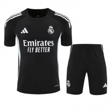 Real Madrid Mens Pre Match Black Training Kit 2025-26