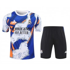 Real Madrid Mens Pre Match Football Kit 2025-26