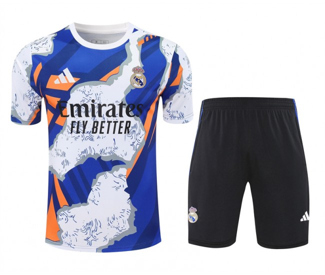 Real Madrid Mens Pre Match Football Kit 2025-26