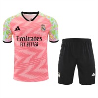 Real Madrid Mens Pre Match Red Football Training Kit 2025-26