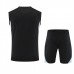 Real Madrid Mens Pre Match Sleeveless Black Kit 2025-26
