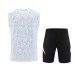 Real Madrid Mens Pre Match Sleeveless Football Kit 2024-25