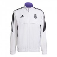Real Madrid Mens Presentation Football Jacket White 2023-24