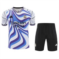 Real Madrid Mens Warm Up Training Football Kit 2025-26