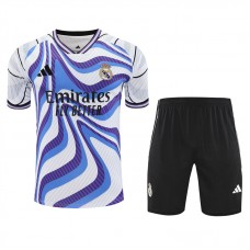 Real Madrid Mens Warm Up Training Football Kit 2025-26