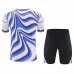 Real Madrid Mens Warm Up Training Football Kit 2025-26