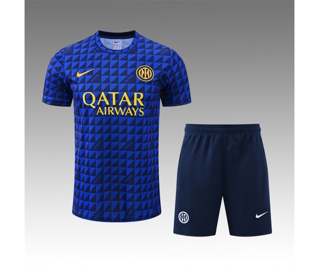 Inter Milan Adult Navy Pre Match Training Football Kit 2026-27