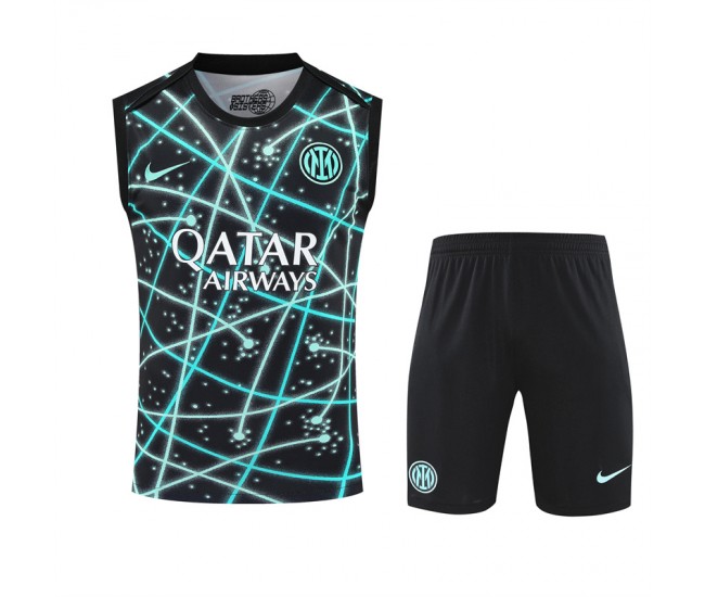 Inter Milan Adult Pre Match Sleeveless Football Kit 2025-26