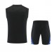 Inter Milan Adult Training Sleeveless Black Football Kit 2025-26