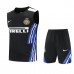 Inter Milan Adult Training Sleeveless Black Football Kit 2025-26