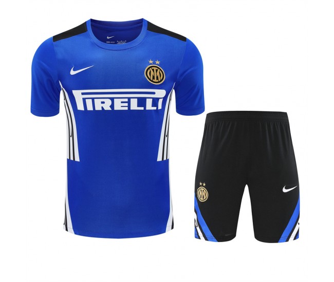 Inter Milan Adult Training Blue Football Kit 2025-26