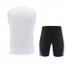 Inter Milan Adult Training Sleeveless White Football Kit 2025-26