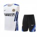 Inter Milan Adult Training Sleeveless White Football Kit 2025-26