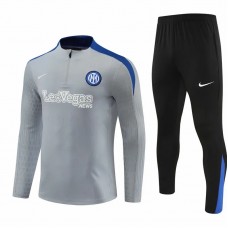 Inter Milan Grey Training Technical Football Tracksuit 2024-25