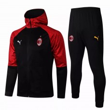 AC Milan Training Presentation Soccer Tracksuit Black 2021