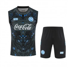 SSC Napoli Mens Ebony Training Sleeveless Kit 2025-26
