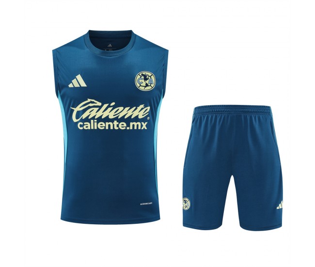 Club America Adult Pre Match Sleeveless Football Kit 2025-26