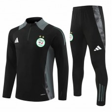 Algeria Black Training Technical Football Tracksuit 2024-25