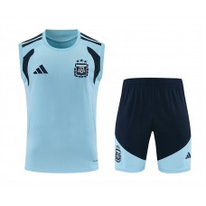 Argentina National Team Adult Blue Training Sleeveless Football Kit 2026 Argentina National Team Adult Blue Training Sleeveless Football Kit 2026