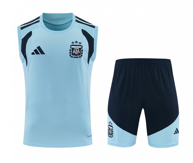 Argentina National Team Adult Blue Training Sleeveless Football Kit 2026