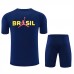 Brazil Adult Pre Match Navy Football Kit 2026