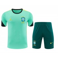 Brazil Adult Pre Match Green Football Kit 2026