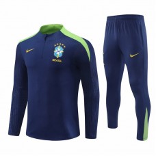 Brazil National Team Navy Training Technical Football Tracksuit 2023-24
