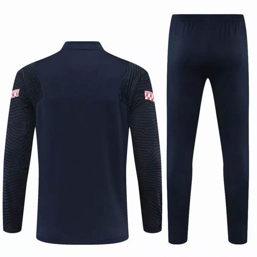 Croatia Training Soccer Presentation Tracksuit Black 2021 2022