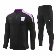 England Black Training Technical Football Tracksuit 2024-25