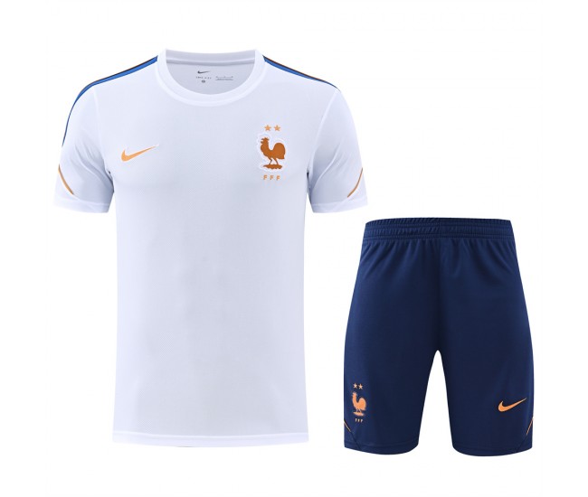 France Adult Pre Match White Football Kit 2026