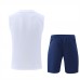 France Adult Pre Match Sleeveless White Football Kit 2026
