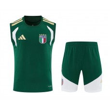 Italy Adult Green Training Sleeveless Football Kit 2026 Italy Adult Green Training Sleeveless Football Kit 2026