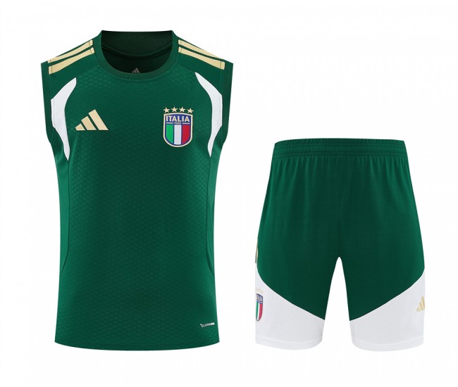 Italy Adult Green Training Sleeveless Football Kit 2026