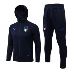 Italy National Team Hooded Presentation Football Tracksuit 2021-22