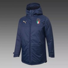 Italy Training Winter Jacket Navy 2020 2021