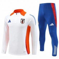 Japan White Training Technical Football Tracksuit 2024-25