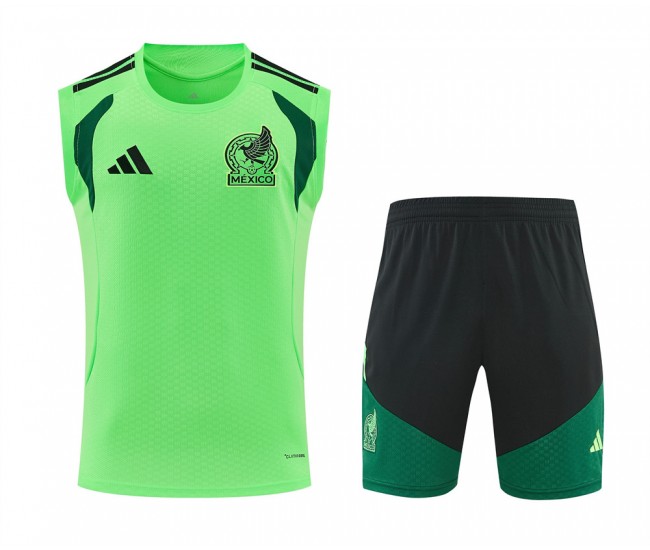 Mexico Adult Green Training Sleeveless Football Kit 2026