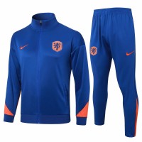 Holland Blue Training Presentation Football Tracksuit 2024-25