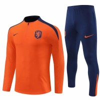 Holland Orange Training Technical Football Tracksuit 2023-24
